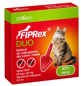 Vet-Agro Fiprex Duo Kot, Fretka 0,5ml Vet-Agro