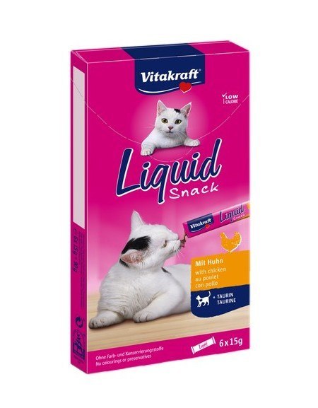 Vitakraft Cat Liquid-Snack Z Kurczakiem 6x15g Vitakraft