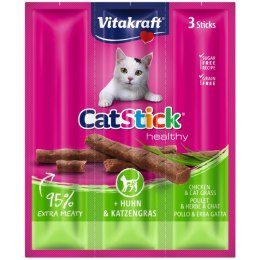 Vitakraft Cat Stick Mini Kabanosy Z Kurczakiem I Trawą 3x18g Vitakraft