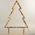 Choinka Ozdoba Świąteczna Świecąca 300 LED Zewnętrzna Metalowa VILDE 105 cm