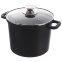Garnek Granitowy ORION GRANDE Wysoki 21 cm 4,2 L Indukcja Piekarnik