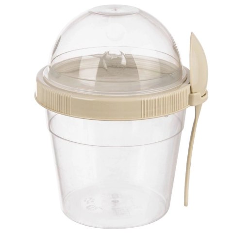 Kubek Pojemnik na Jogurt Musli Lunchbo x 400 ml ORION z Łyżeczką 13,5 cm