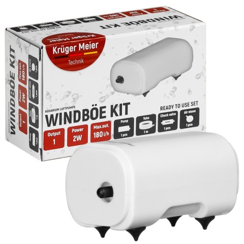 Kruger Meier Windboe Kit - zestaw napowietrzacz 180l/h Kruger Meier