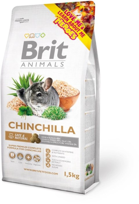 Brit Animals Chinchilla Complete 1,5kg Brit