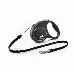 Flexi Smycz Oryginalna Black Design M Linka 5m Do 20kg Czarna Flexi