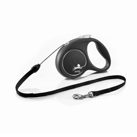 Flexi Smycz Oryginalna Black Design M Linka 5m Do 20kg Czarna Flexi
