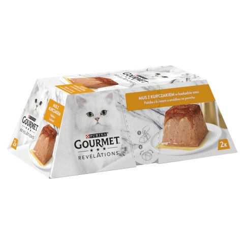 GOURMET Revelations Mus Z Kurczakiem 2x57g Gourmet