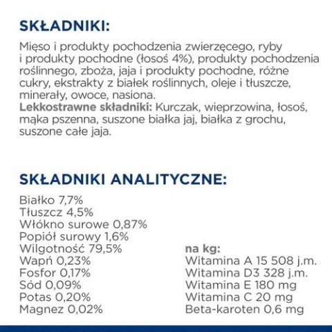 Hill's PD Prescription Diet Feline i/d Z Łososiem 85g Hills