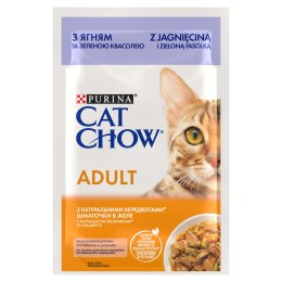 Purina Cat Chow Adult Jagnięcina I Zielona Fasolka 85g Purina Cat Chow