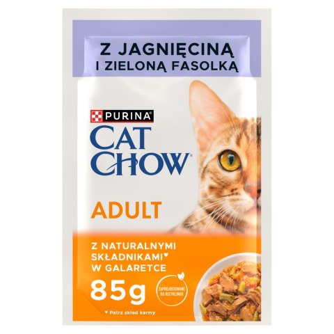Purina Cat Chow Adult Jagnięcina I Zielona Fasolka 85g Purina Cat Chow