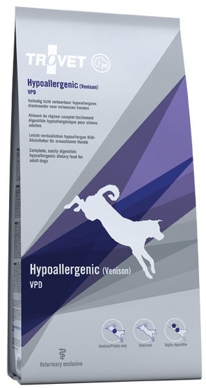 TROVET VPD Hypoallergenic Venison Dla Psa 10kg Trovet