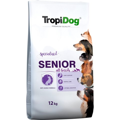 Tropidog Premium Senior 12kg Tropidog