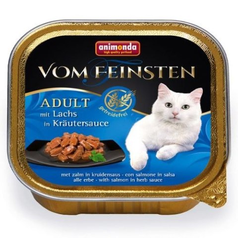 Animonda Cat Vom Feinsten Adult Łosoś W Sosie Ziołowym 100g Animonda
