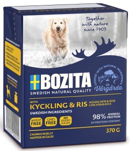 BOZITA Dog Kurczak I Ryż W Galarecie 370g Bozita