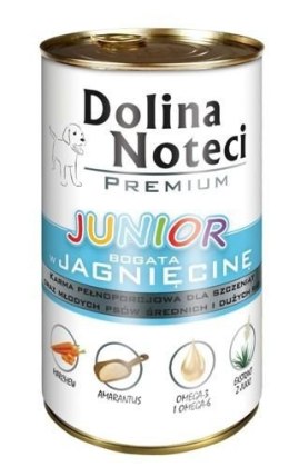 Dolina Noteci Premium Junior Bogata W Jagnięcinę 400g Dolina Noteci