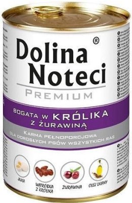 Dolina Noteci Premium Królik Z Żurawiną 400g Dolina Noteci