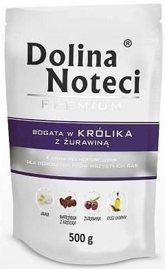 Dolina Noteci Premium Królik Z Żurawiną 500g Dolina Noteci