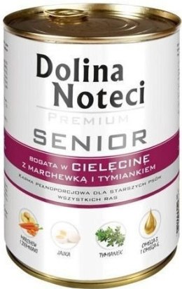 Dolina Noteci Premium Senior Cielęcina Z Marchewką I Tymiankiem 400g Dolina Noteci