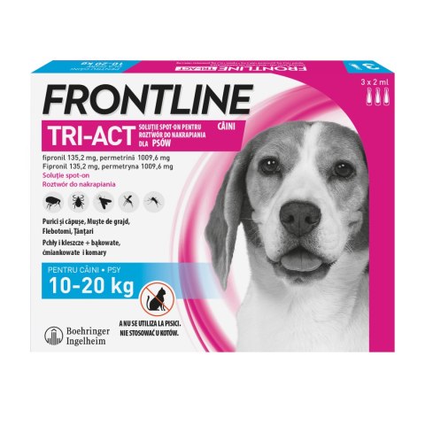 FRONTLINE Tri-Act Dla Psów 3x2ml Frontline (Boehringer Ingelheim)