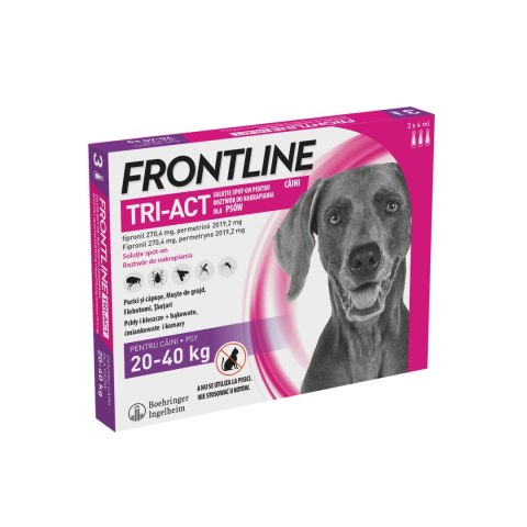 FRONTLINE Tri-Act Dla Psów 3x4ml Frontline (Boehringer Ingelheim)