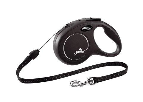 Flexi Smycz New Classic S Linka 8m Do 12kg Czarna Flexi