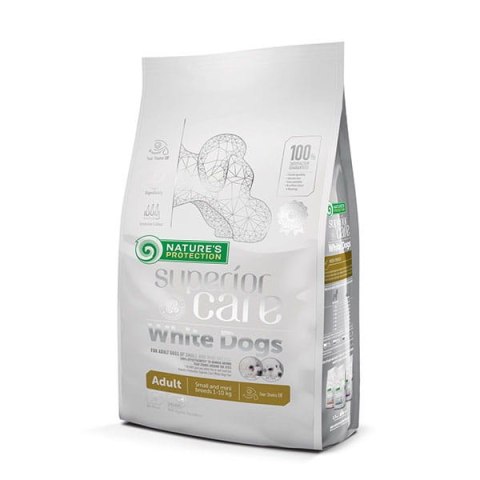Nature's Protection Superior Care White Dogs Adult Small Breed With Lamb 1,5kg Nature's Protection