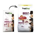 Tropidog Premium Adult Medium & Large Breed Wołowina Z Ryżem 12kg Tropidog
