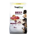 Tropidog Premium Adult Medium & Large Breed Wołowina Z Ryżem 12kg Tropidog