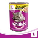 WHISKAS Karma Mokra 1+ Z Kurczakiem W Sosie 400g Whiskas