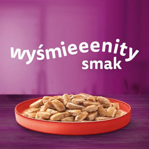 WHISKAS Mokra Karma Dla Kota 1+ Z Wołowiną W Sosie 400g Whiskas