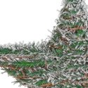 Stroik Gwiazda Ozdoba Świąteczna Świecąca 20 LED Wisząca Solidna VILDE 30cm