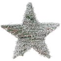 Stroik Gwiazda Ozdoba Świąteczna Świecąca 30 LED Wisząca Solidna VILDE 40cm