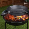 Żeliwna Patelnia 25 cm Odporna Okrągła Indukcja ORION