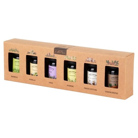 Zestaw Olejków Eterycznych 10 ml 6 szt. VILDE Zapachy do Aromaterapii
