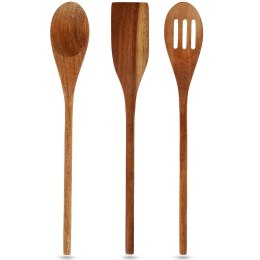 Zestaw Przyborów Kuchennych 3 el. EXCELLENT HOUSEWARE Drewno Akacjowe