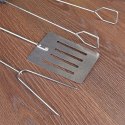 Zestaw Przyborów do Grilla 3 el. BBQ COLLECTION Łopatka Szczypce Widelec