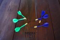 Zestaw Tarcza Soft Perforowana Dart Gra w Rzutki Lotki KUBISPORT 45 cm