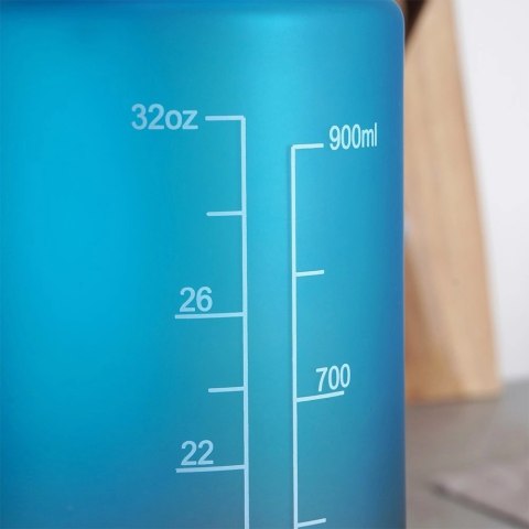 Butelka na Wodę EXCELLENT HOUSEWARE 1 L Motywująca z Podziałką Ombre Grupa Orion Sp. z o.o.