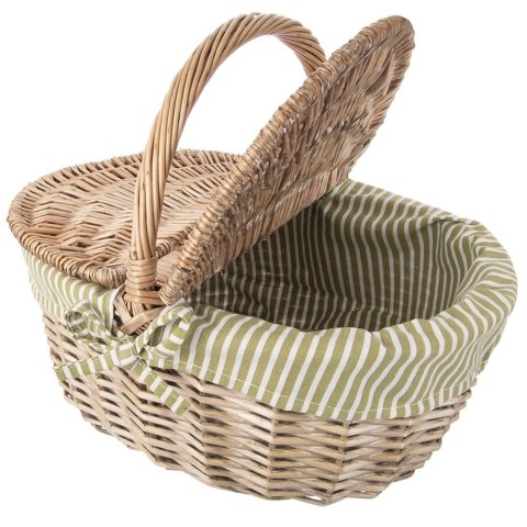 Kosz piknikowy wiklinowy zamykany 42x32x35 cm Grupa Orion Sp. z o.o.
