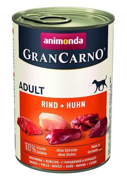 Animonda GranCarno Adult Dog Wołowina + Kurczak 400g Animonda
