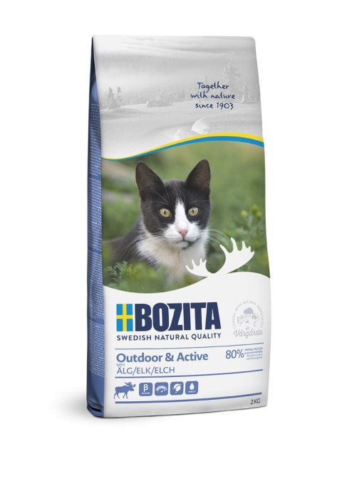 BOZITA Outdoor & Active Z Łosiem 2kg Bozita