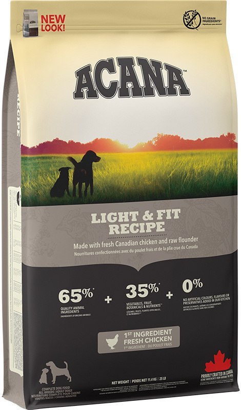 Nadwaga Acana Heritage Light & Fit Dog 11,4kg Acana