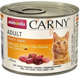 Animonda Cat Carny Adult Wołowina I Kurczak 200g Animonda