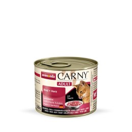 Animonda Cat Carny Adult Wołowina I Serca 200g Animonda