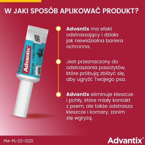 Bayer Advantix Krople Na Kleszcze I Pchły 4x1ml Bayer
