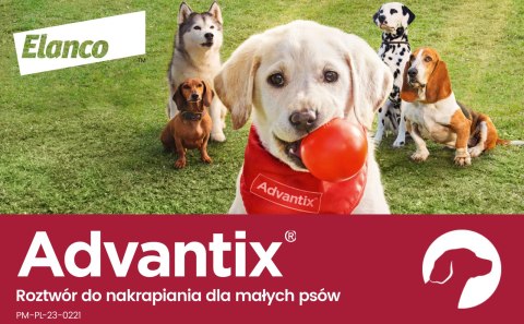 Bayer Advantix Krople Na Kleszcze I Pchły 4x1ml Bayer