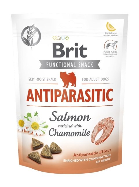 Brit Care Dog Functional Snack Antiparastic Salmon 150g Brit