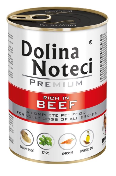 Dolina Noteci Premium Bogata W Wołowinę 400g Dolina Noteci