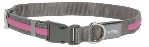 KERBL Obroża Podświetlana Light & Reflex Różowa 35-50cm Kerbl