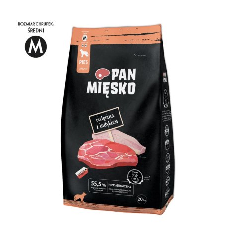 PAN MIĘSKO Cielęcina Z Indykiem M 20kg PAN MIĘSKO